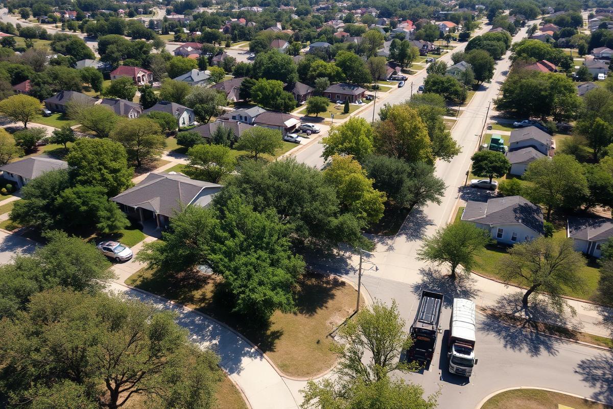 Roll-off dumpster delivery in Murphy TX neighborhoods
